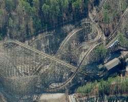 The Rampage which is a wooden roller coaster is also popular among visitors.